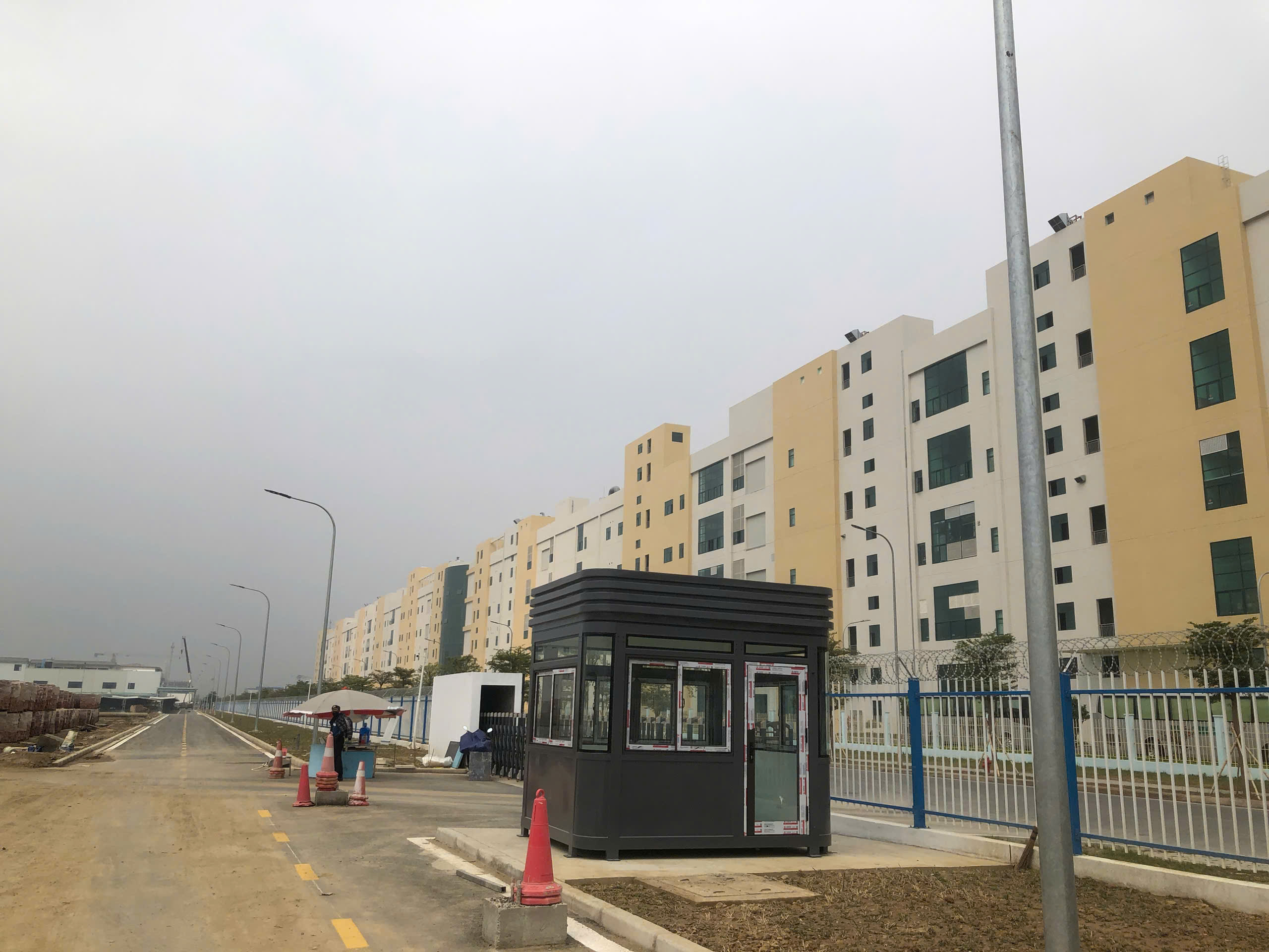 Thi công nhà bảo vệ cho khu đô thị