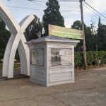 Thi công chốt bán vé tại vườn hoa Đà Lạt