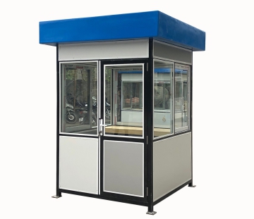 Cabin trực bảo vệ mái hộp vuông V1.5x1.5